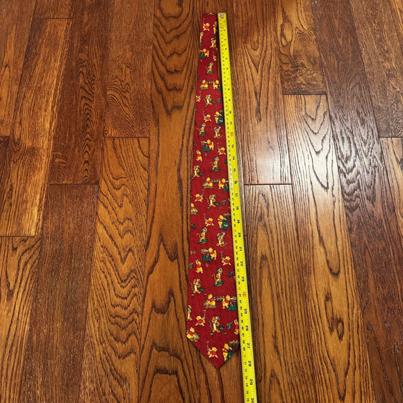 Vintage Disney Pooh 100 Acre Collection Silk Tie JCPenney 1998 Tigger New NOS - Picture 5 of 10